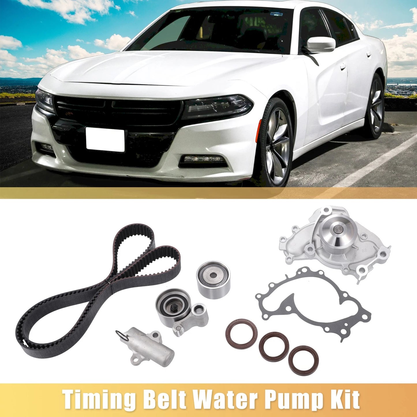 Timing Belt with Water Pump 1 x Set for Toyota Camry 3.0l (1992–1996)