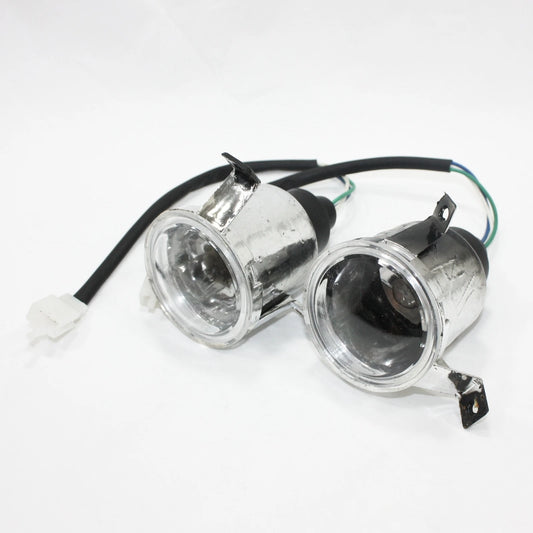 12V  Left Right Headlight Lamps for 125CC 150CC Quad Dirt Bike ATV
