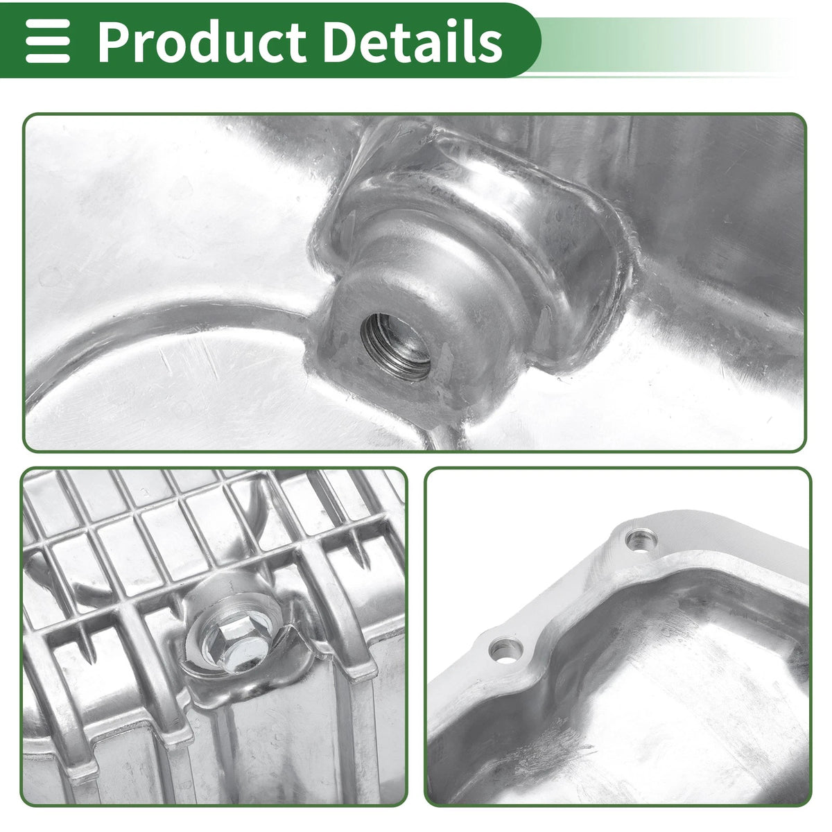 Engine Oil Pan for Ford Fiesta Ikon 2011-2015 (1 x Aluminum)