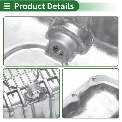 Engine Oil Pan for Ford Fiesta Ikon 2011-2015 (1 x Aluminum)