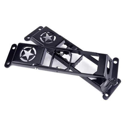 Fold Door Hinge Side Step Pedal for Jeep Wrangler JK (2007-2018)