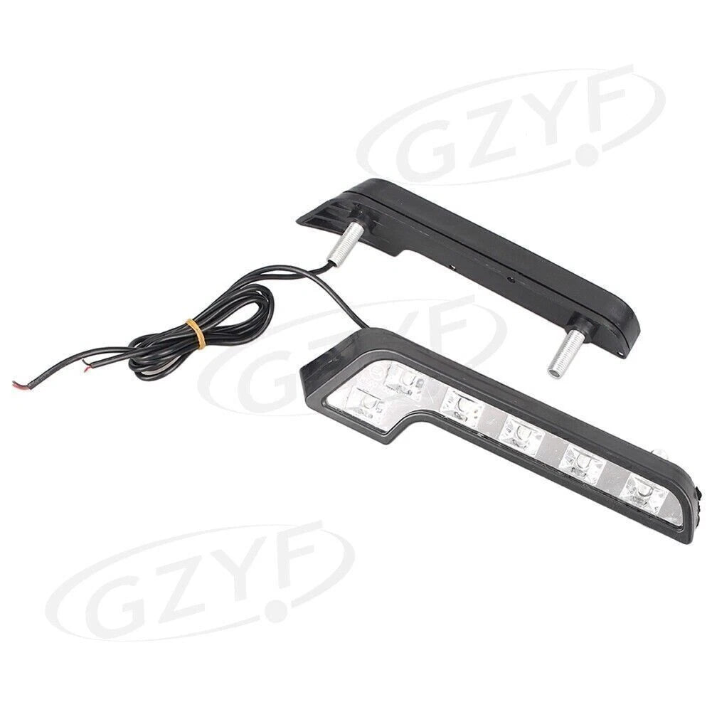 2 x 6-LED Car Daytime Running Lights for Universal Euro (2010-2023)