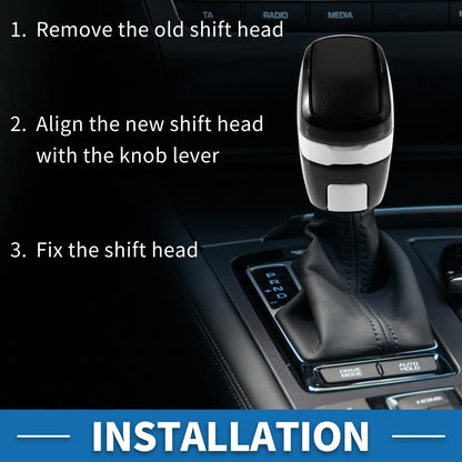 Faux Leather Gear Shifter Knob for Toyota Tacoma TRD PRO (2016-2023)