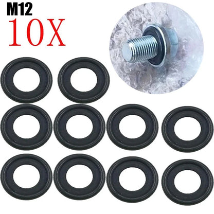 Oil Drain Plug Gasket Washer / 10Pcs / for Car