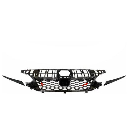 4pcs Front Grille & Bonnet Trim for Honda Civic 2022-2024 Type R Style