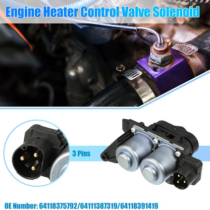 Engine Heater Control Valve Solenoid for BMW 318i (1992 - 1999)