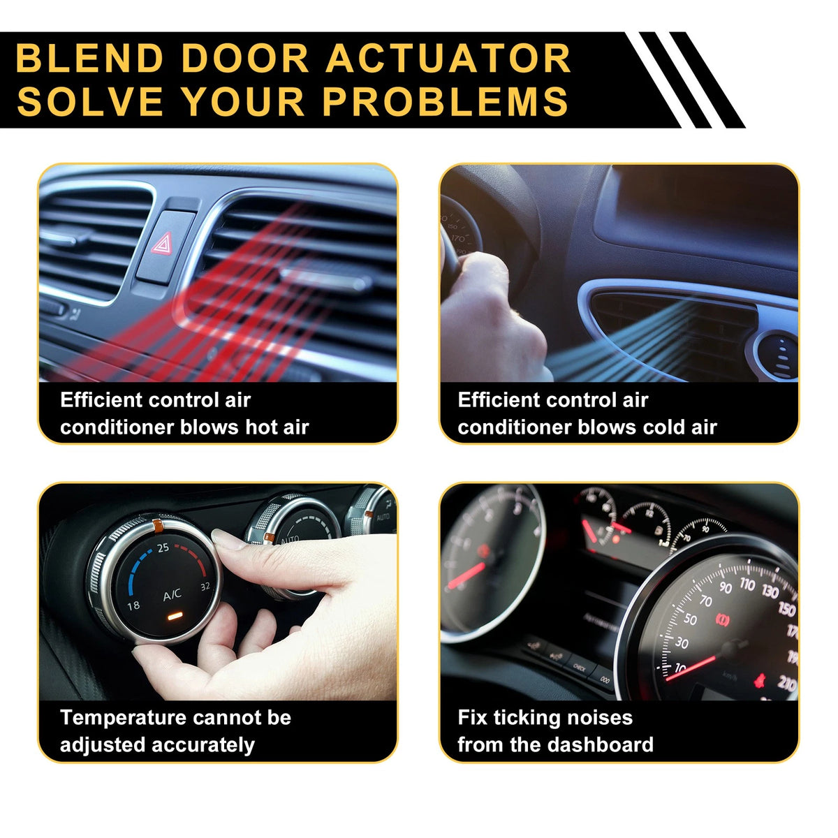 HVAC Heater Blend Door Actuator for Toyota Solara (2004–2008)