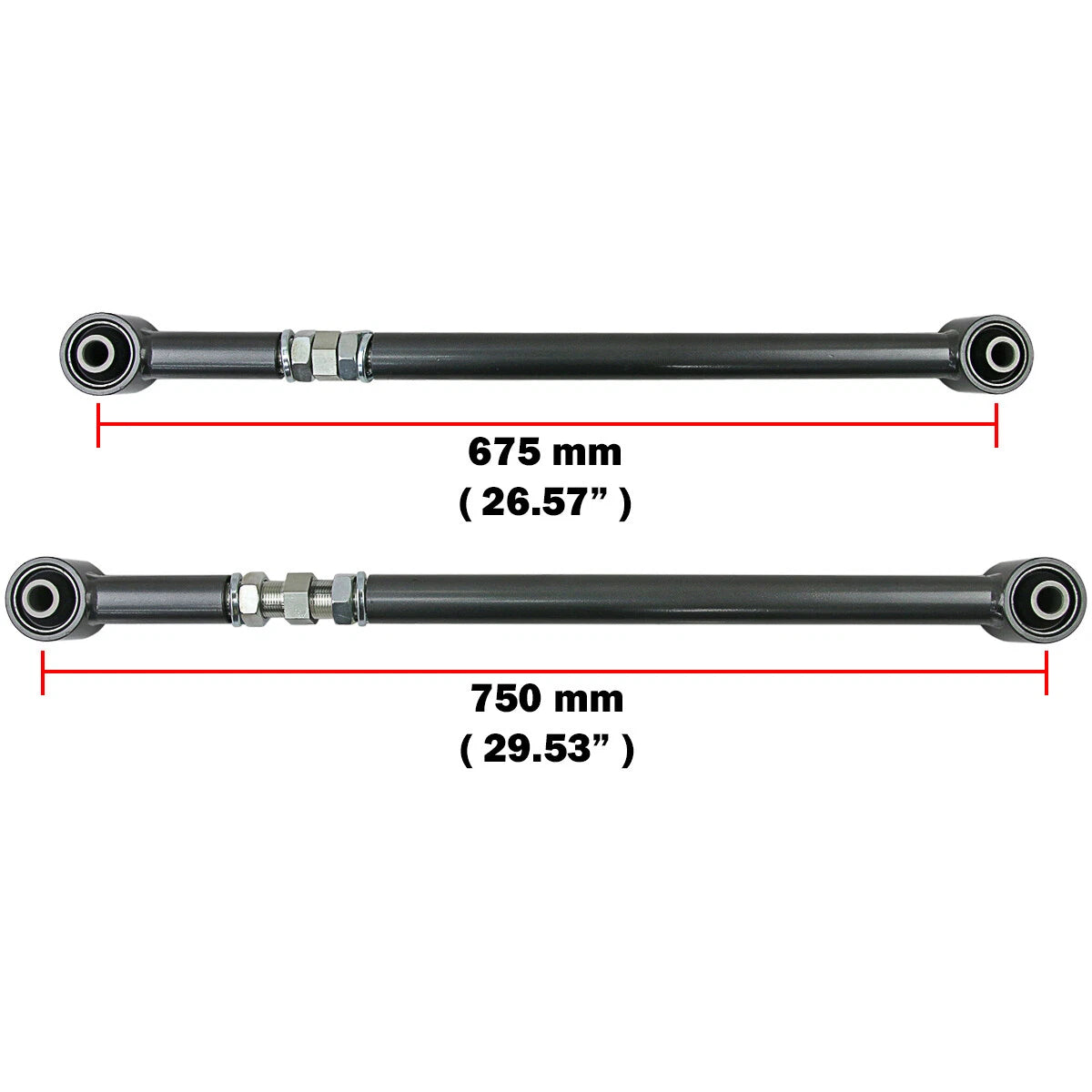 2" Adjustable Rear Upper Lower Trailing Arms for Land Cruiser 80-105 (1990-2007)