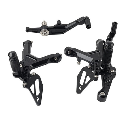 Adjustable Foot Pegs for BMW S1000RR M1000RR 2019-2024 Black