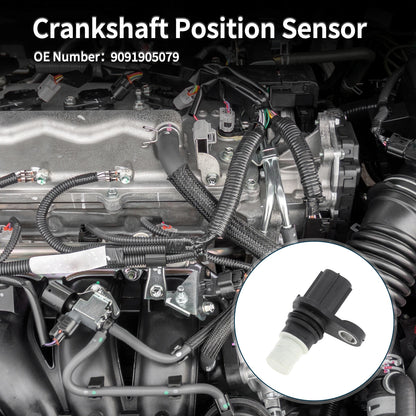 Crankshaft Position Sensor for Toyota Vitz F 1.3L (2005-2010) - 1 Pc Black