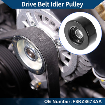 Drive Belt Idler Pulley for Ford Escort (1998-2003) - 1 x Quality Replacement