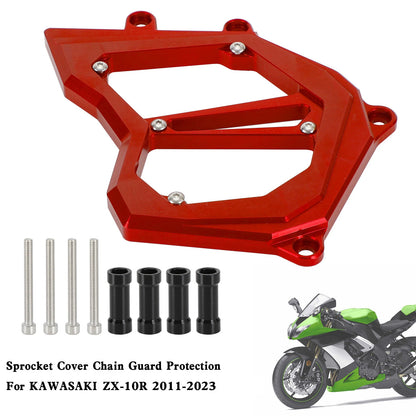 Sprocket Cover Chain Guard for Kawasaki Ninja ZX-10R (2011-2023) Red