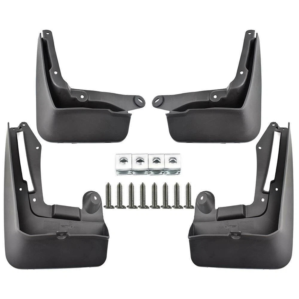 Genuine Front & Rear Splash Guards Mud Flaps for BMW 5 Series Sedan (2017–2023)