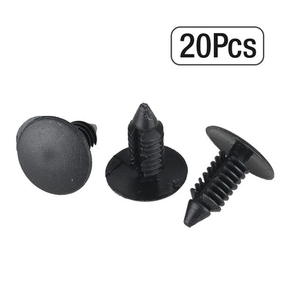 100pcs Clip Trim Push Pin Rivet Bumper Door Panel Retainers for Car