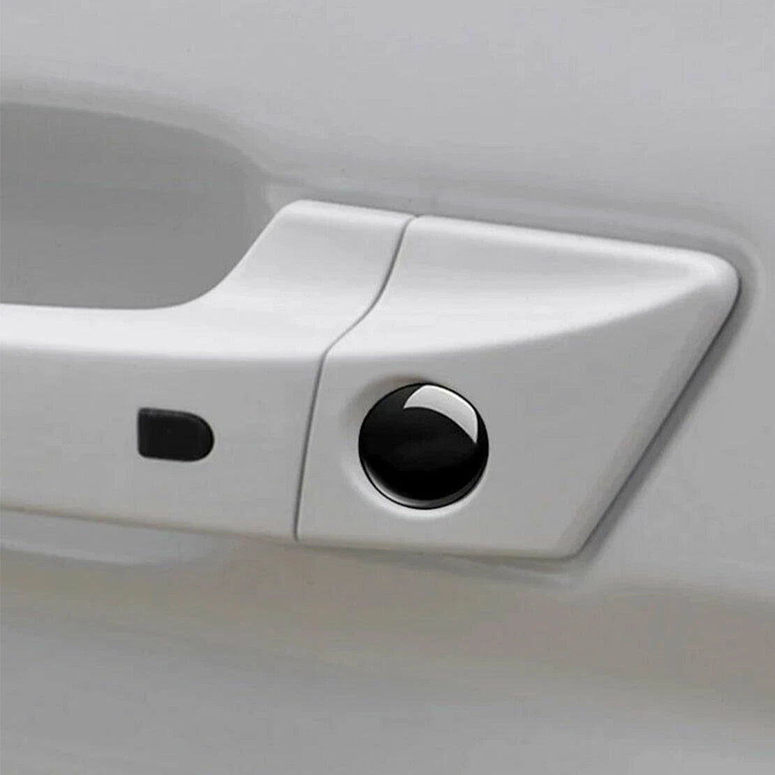 4 x Rubber Universal Car Exterior Door Lock Keyhole Covers for All Models