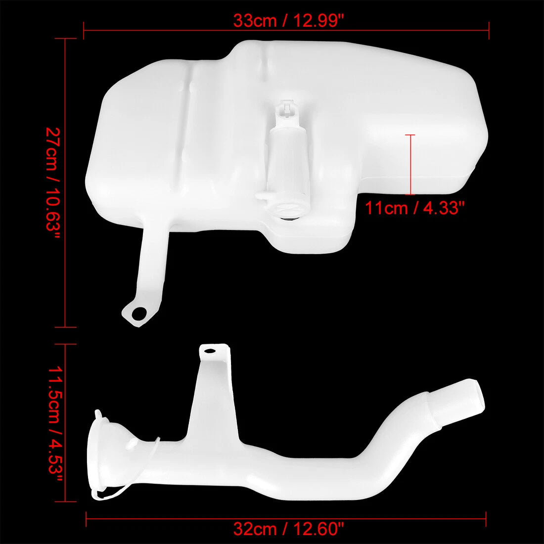 Windshield Washer Fluid Reservoir Tank for Nissan Navara D22 (2001-2015)
