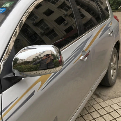 L+R Chrome Door Side Rearview Mirror Covers for Toyota RAV4 (2006-2012)
