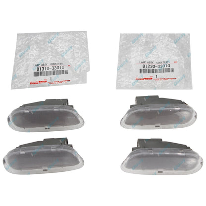 Genuine Courtesy Door Lamp Kit 4 x Lights for Toyota Landcruiser 100 105 Series