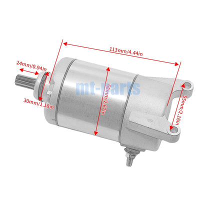 Starter Motor for Powermax ATV Bearclaw 400 UTV Renegade 400 (2000-2005)