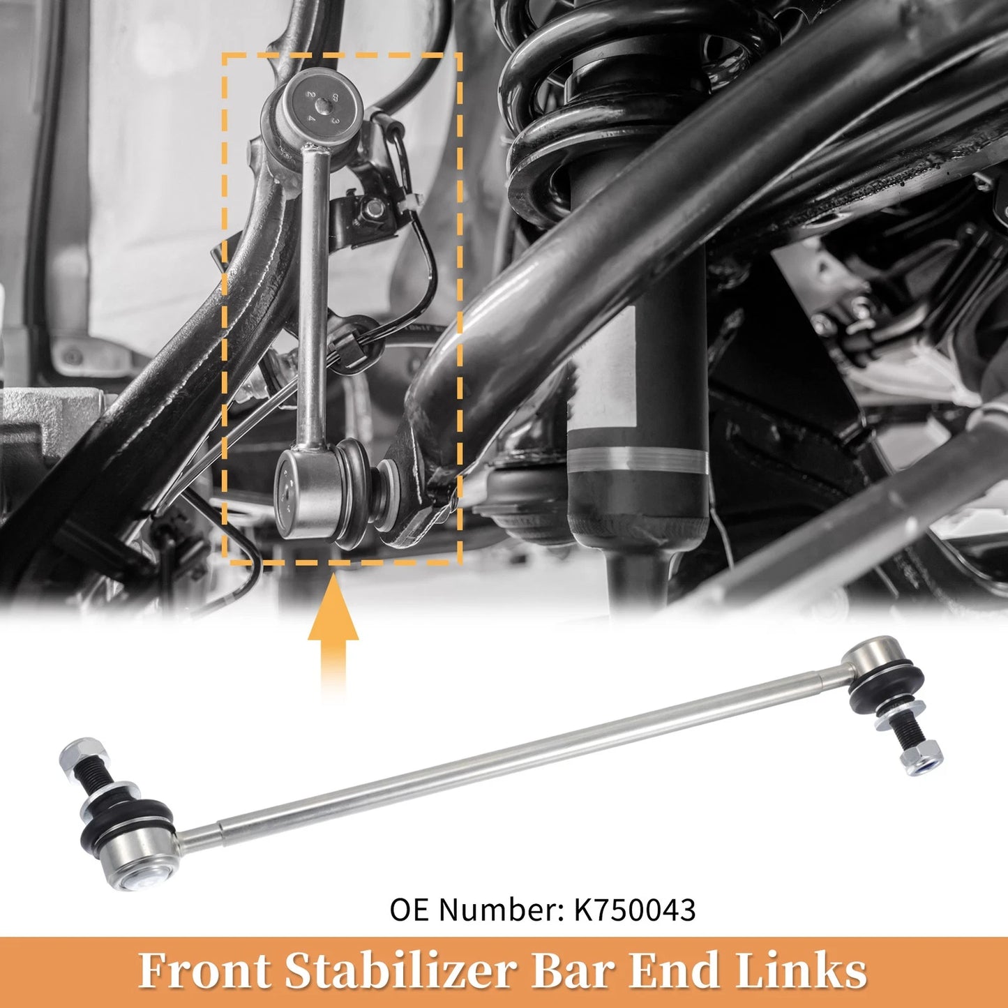2 x Front Stabiliser Sway Bar Link for Toyota RAV4 for Lexus NX200t