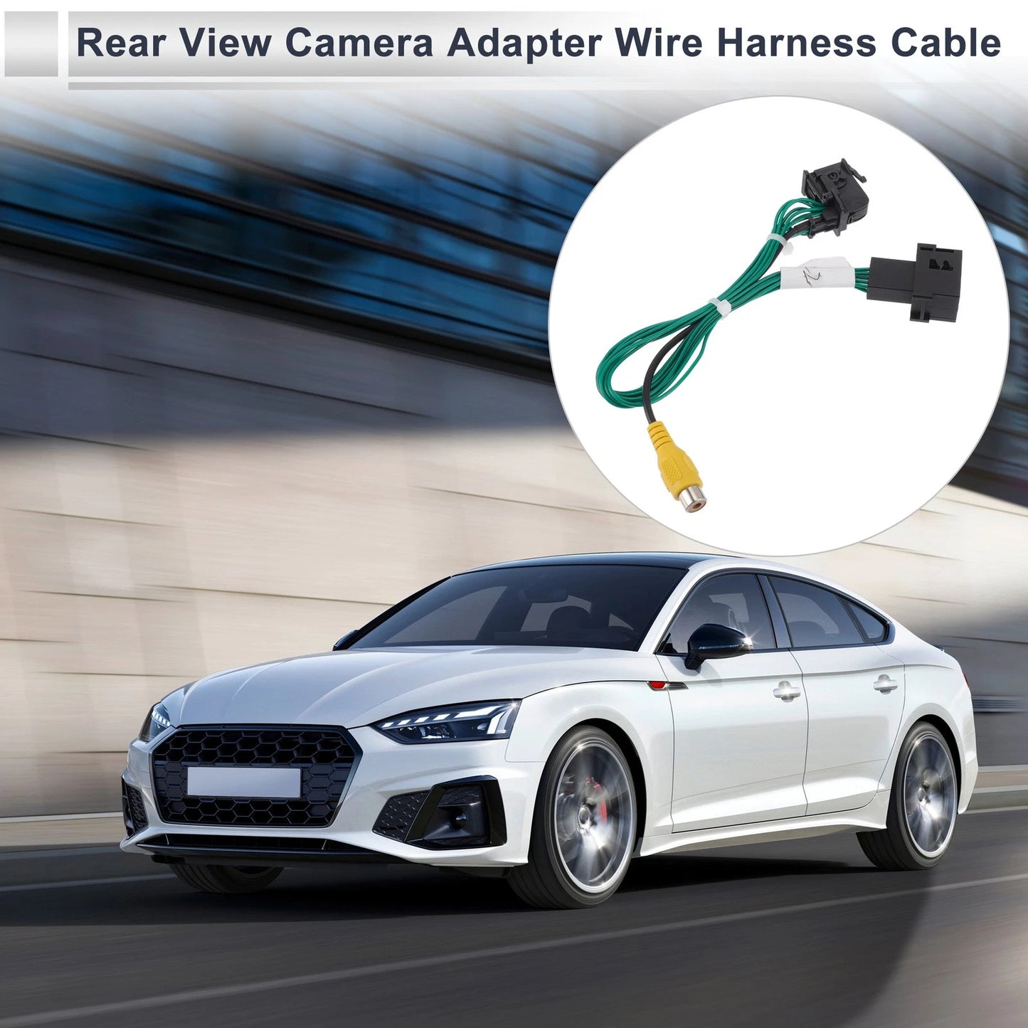 Rear View Camera Adapter Wire Harness Cable for Ford Escape (2013-2019)