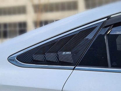 Carbon Fiber Window Louver Trim Cover for Hyundai Sonata (2015–2019)