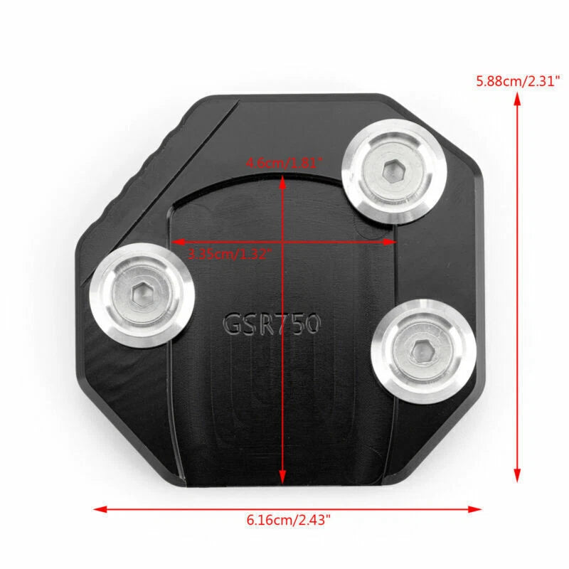 Side Stand Extension Pad for Suzuki GSR750/GSX-S1000 (2011-2016)