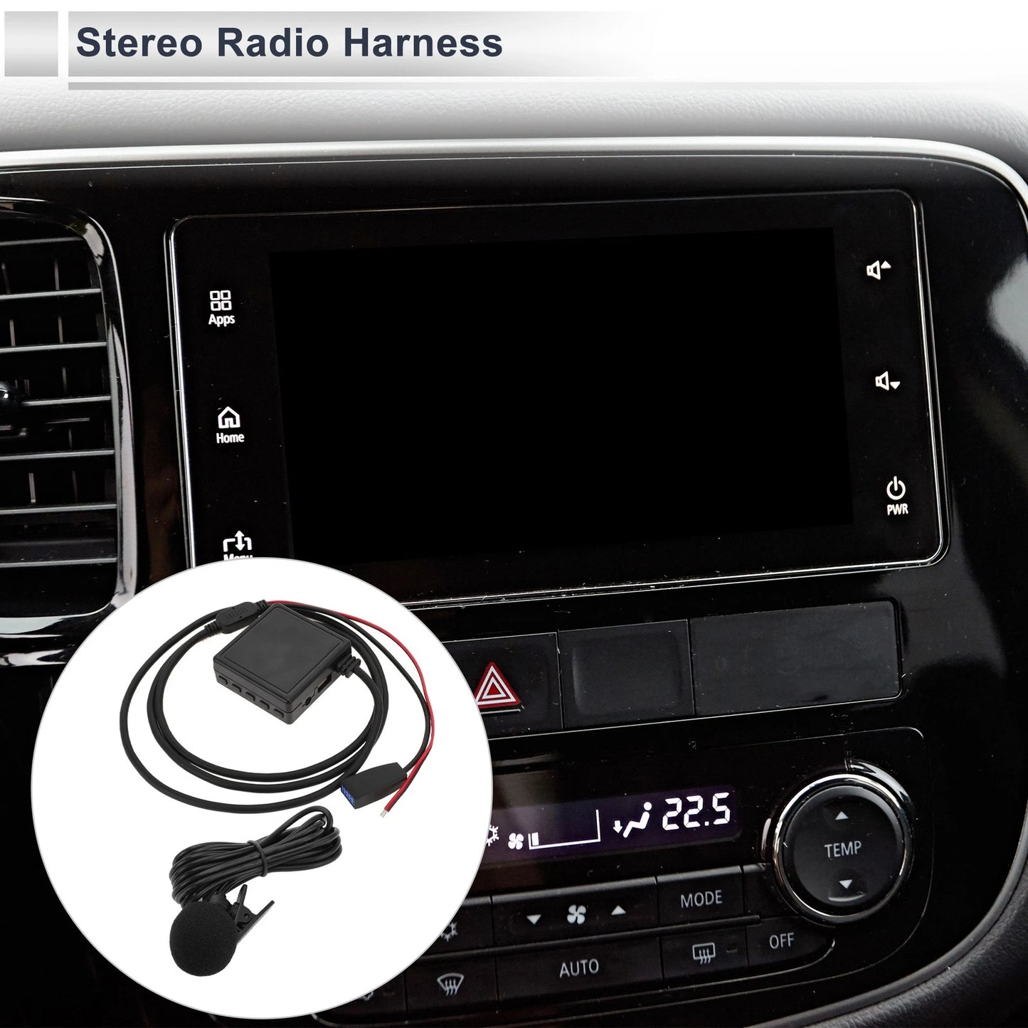 Stereo Radio Harness for BMW E39 E46 E53 Microphone Handsfree Car (1997-2006)