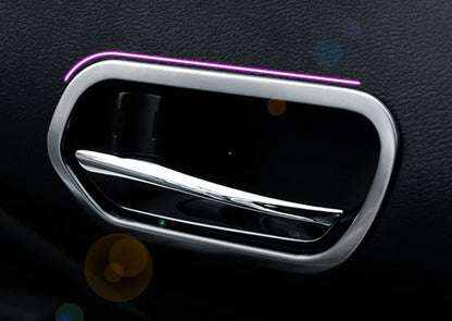 Inner Door Handle Ring Cover Trim for Nissan Kicks 2016-2020 Steel Matte