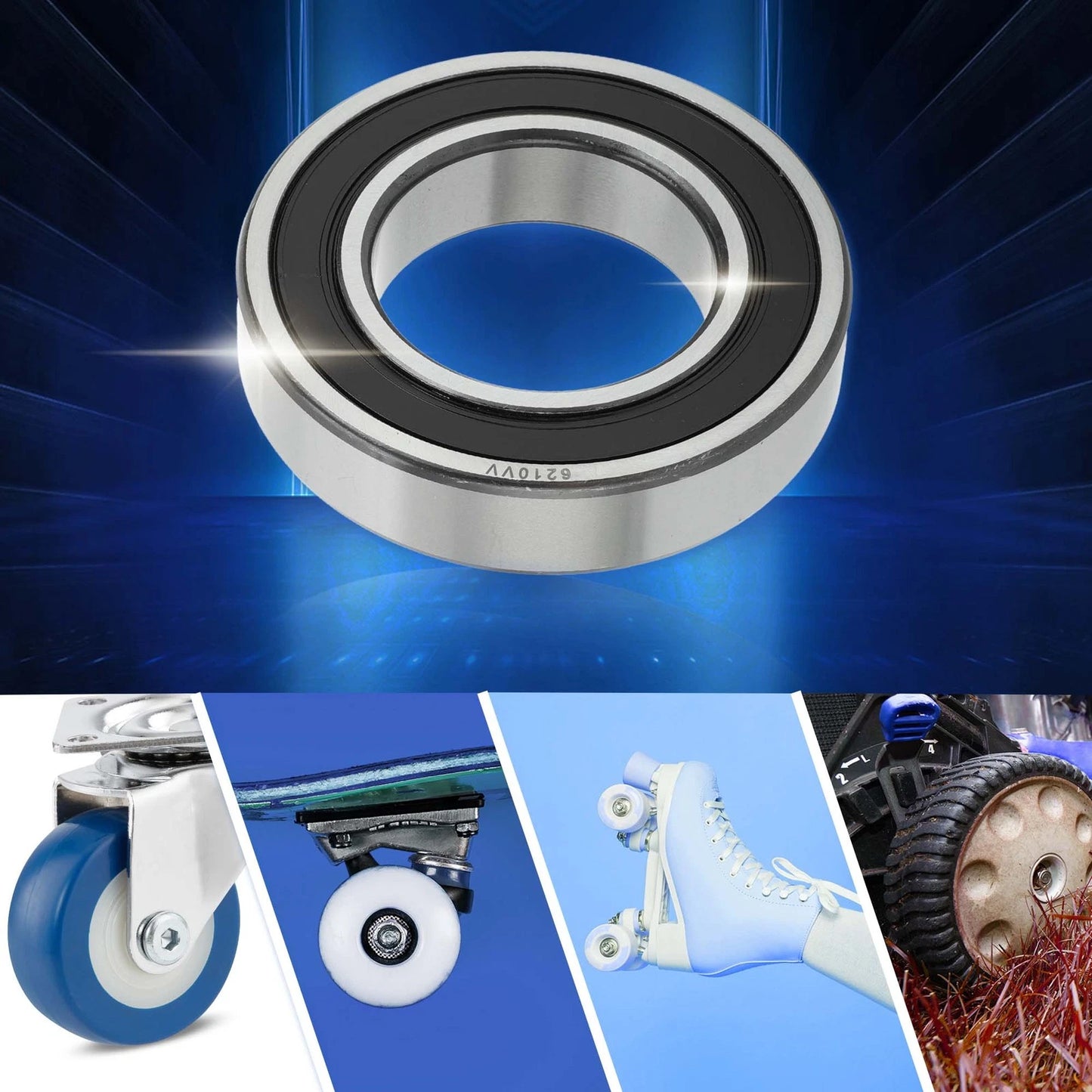 Deep Groove Ball Bearings / 50x90x20mm / Scooter Skateboard Wheel