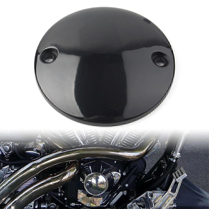 Flat Black Timer Ignition Points Cover for Harley Sportster XL 883 1200 (72-17)