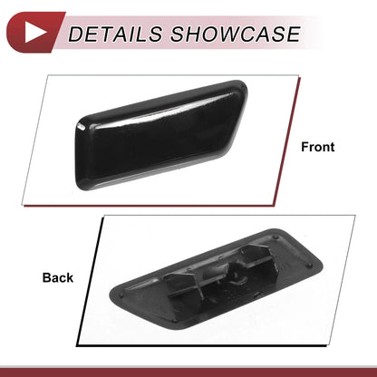 Washer Nozzle Cover Cap for Mitsubishi Outlander 2006-2018 Black