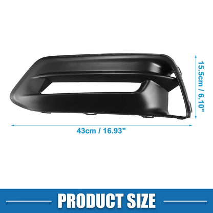 Front Fog Light Grille Covers for Honda Accord (2018-2020) Black
