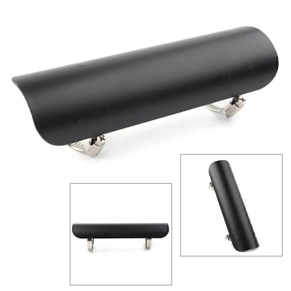 Black Exhaust Muffler Heat Shield Cover for Harley Motorcycle