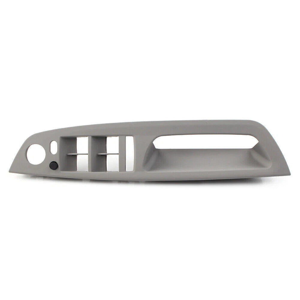 Inner Door Handle Trim Cover for BMW X5 X6 E70 LHD ABS Grey (2007-2013)