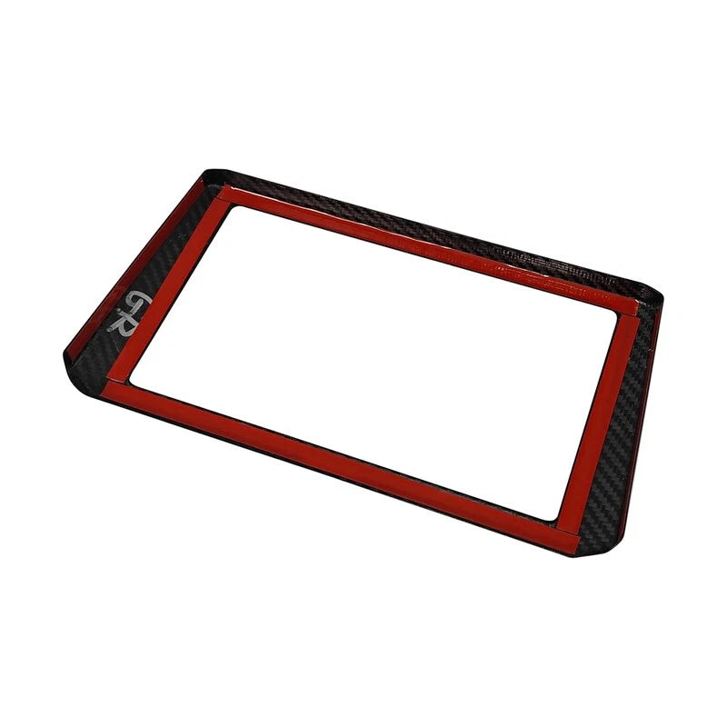 Carbon Fiber Display Screen Frame Trim For Toyota Corolla GR 2023-2025