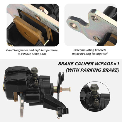 Rear Brake Caliper & Pads for Kawasaki Mojave 250 KSF250A (1987–2004)