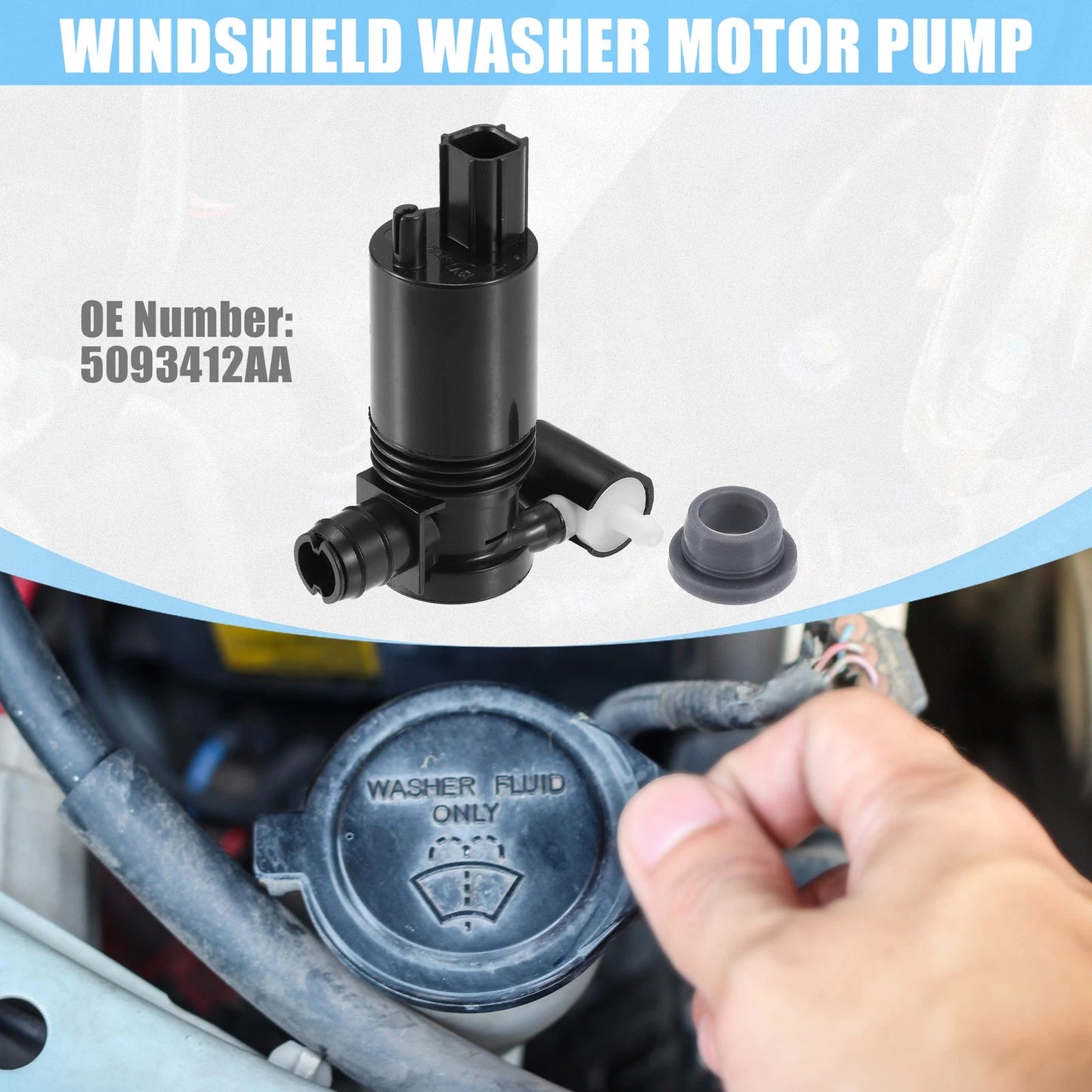 Car Windshield Washer Motor Pump for Chrysler PT Cruiser (2001 - 2010)
