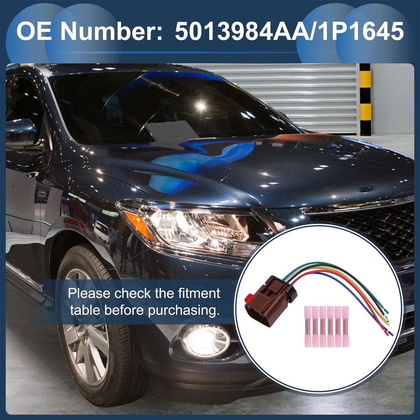 Headlight Wiring Harness Assembly for Jeep Grand Cherokee (2005-2010)