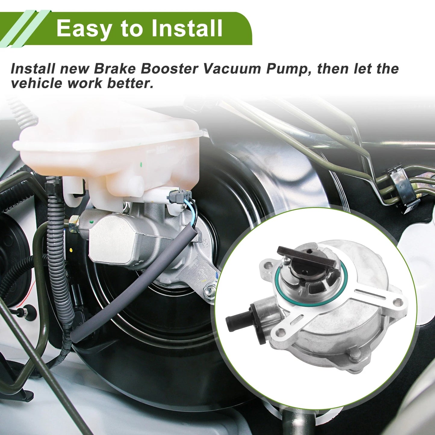 Brake Vacuum Pump for BMW 545i (2004-2005) - Engine Vacuum Pump 1 x Pc