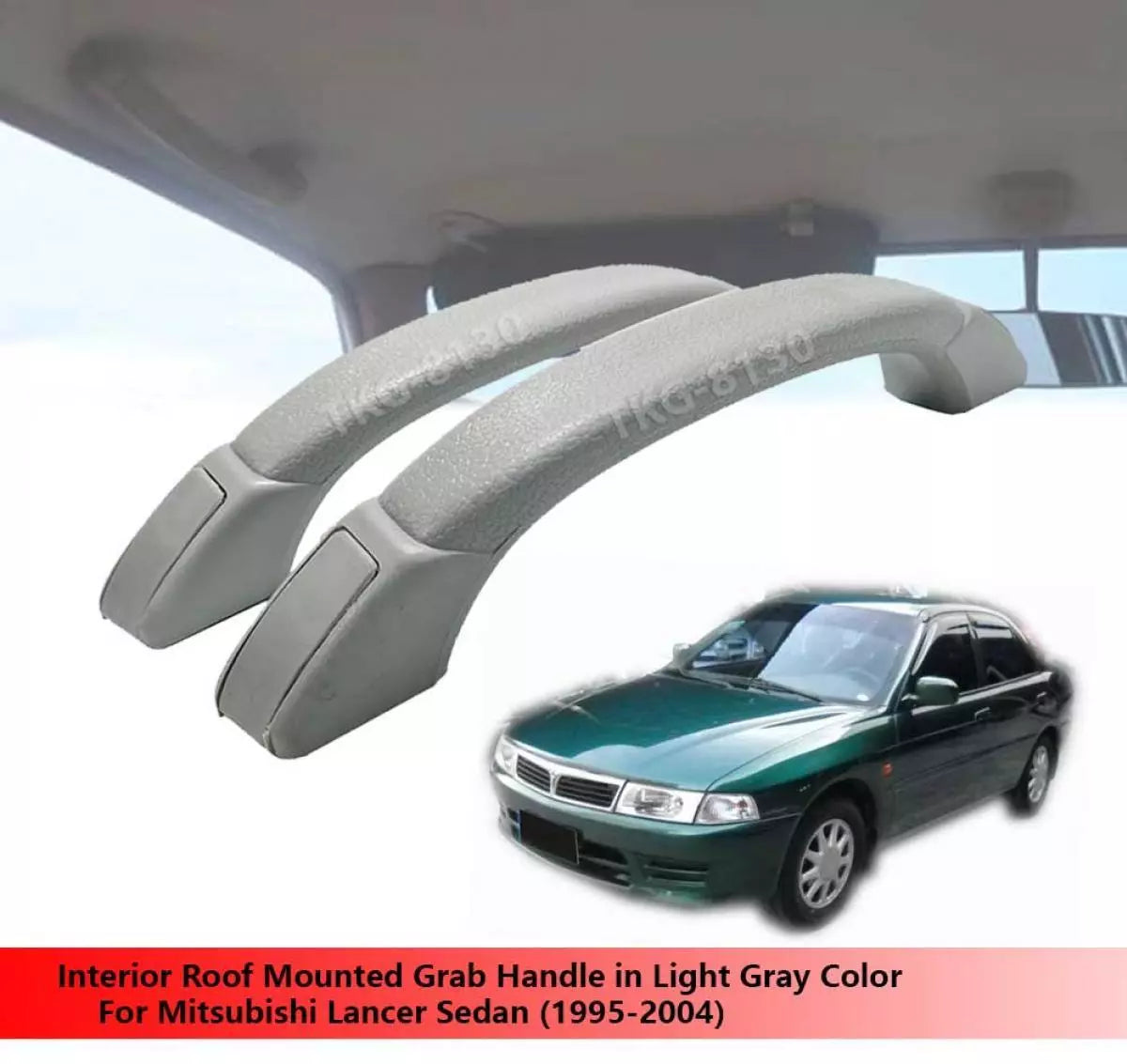 Gray Roof Grab Handle for Mitsubishi Lancer (1995-2004)