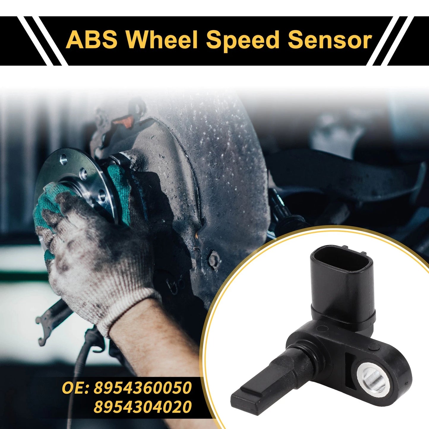 ABS Wheel Speed Sensor for Toyota Tacoma (2005-2022)  Front Left & Rear Left