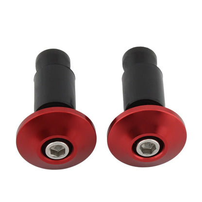 7/8'' Handlebar Grips Caps for Motorcycle Dirt Bike - Red