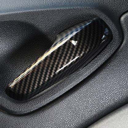 Carbon Fiber Interior Door Handle Cover Trim for Smart Fortwo (2007-2014)