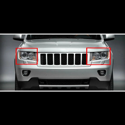 Right Headlight Glass Cover Lens for Jeep Grand Cherokee (2011-2013)