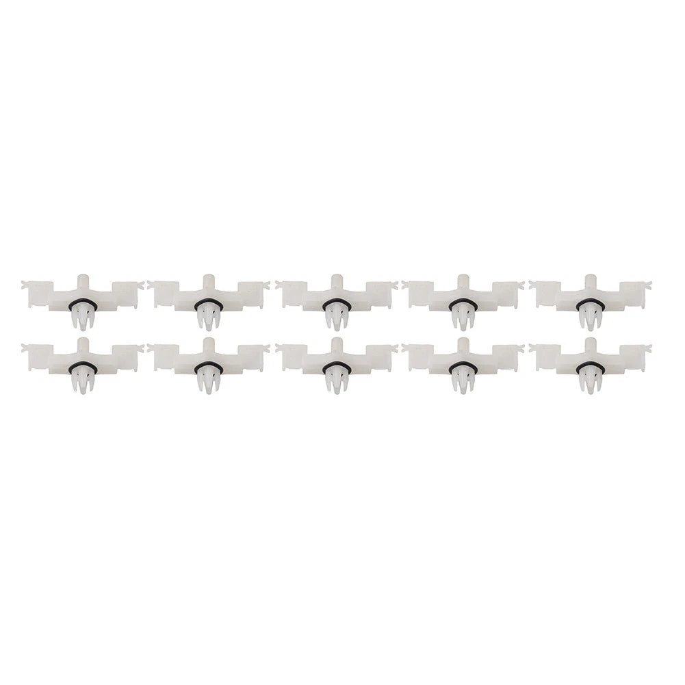 10 x Door Sill Scuff Plate Clips for Porsche Cayenne (2003-2010)