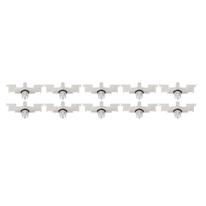 10 x Door Sill Scuff Plate Clips for Porsche Cayenne (2003-2010)