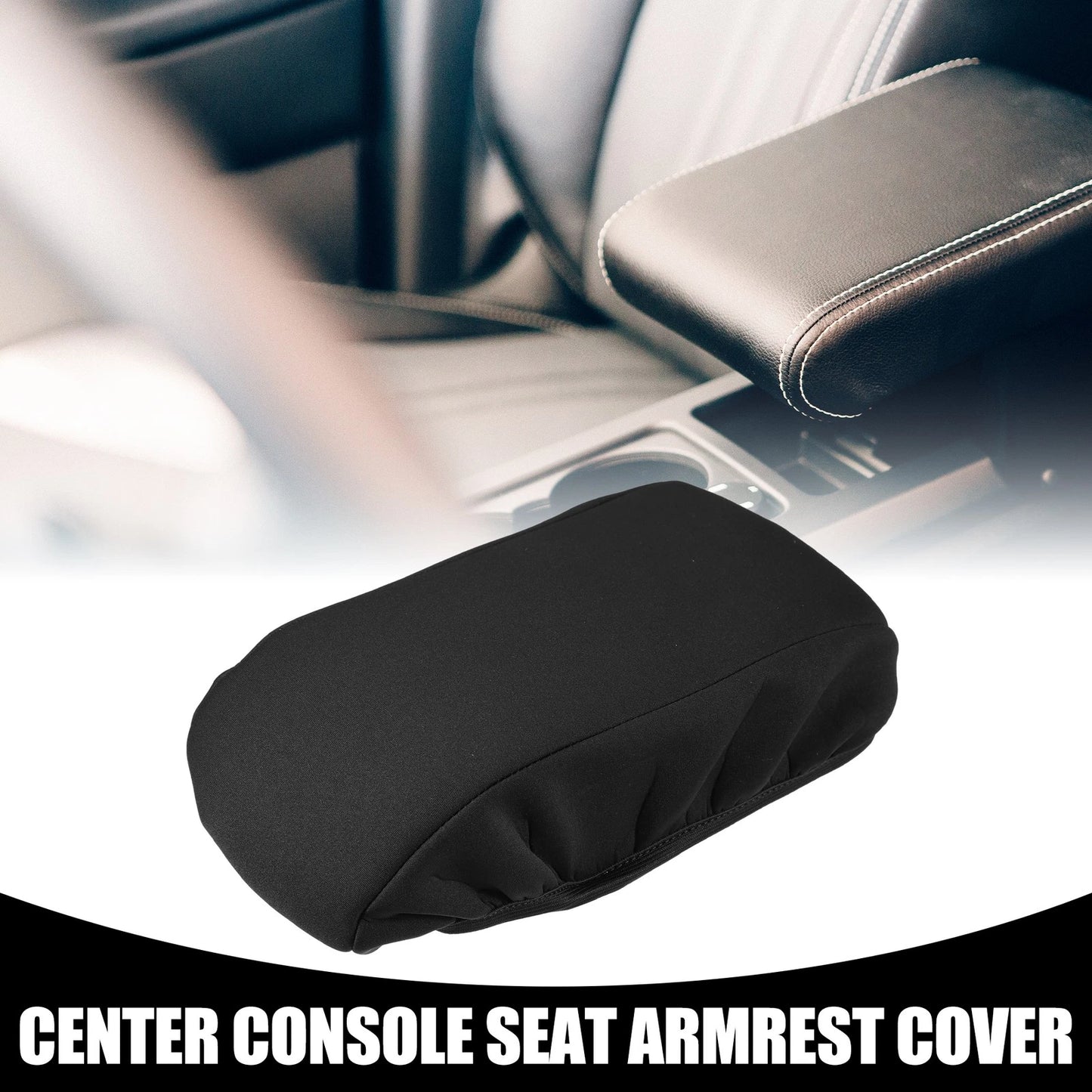 Center Console Armrest Cover for Ford Escape (2020-2023) Black