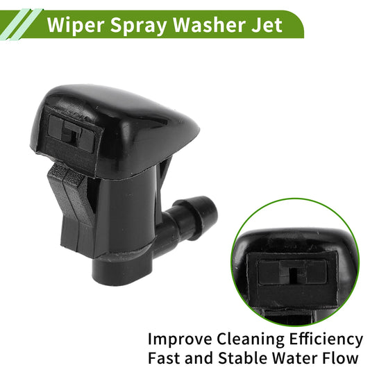 1x Windshield Washer Nozzle with Hose Connector for Jeep