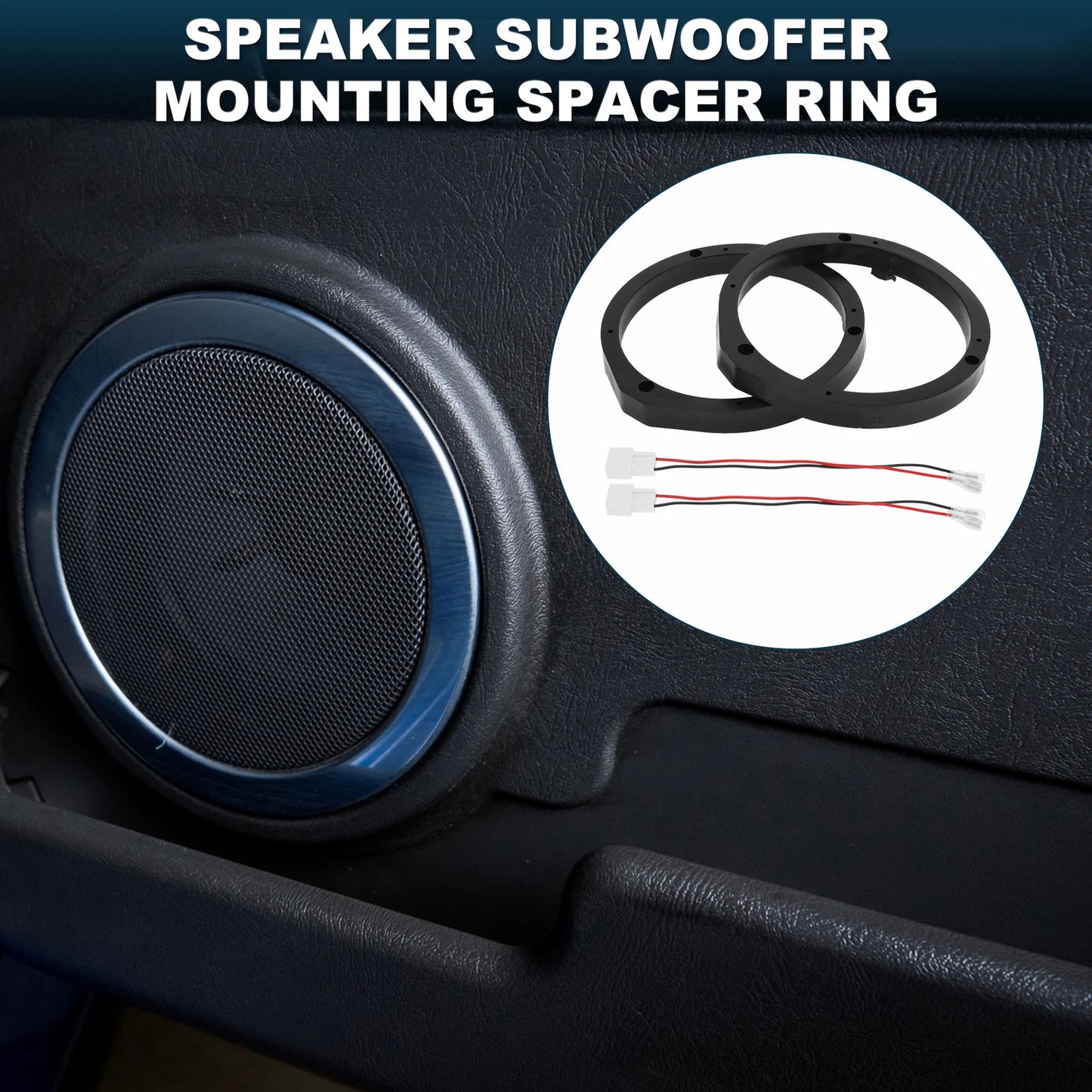 6.5" Tweeter Speaker Spacer Rings for Honda Civic  -  Set